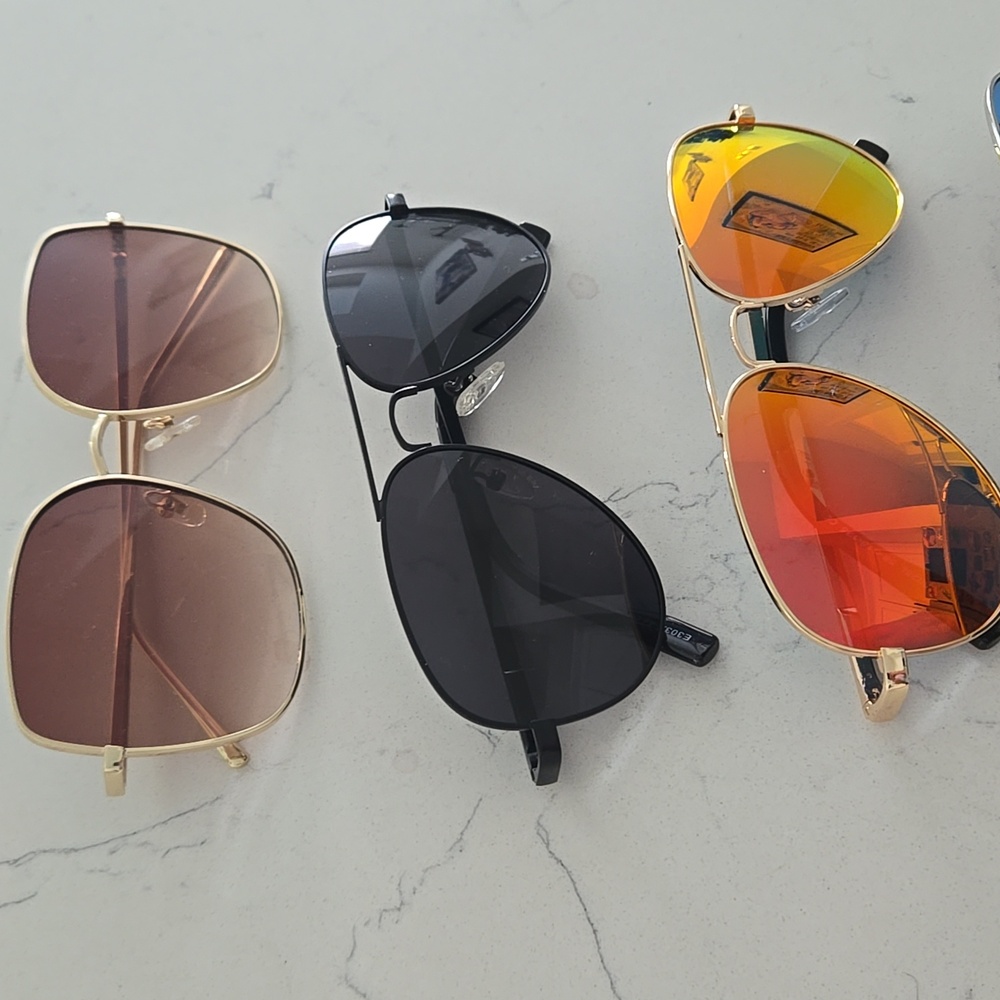 8 Pack Multi Colired Aviators - Picture 4 of 4